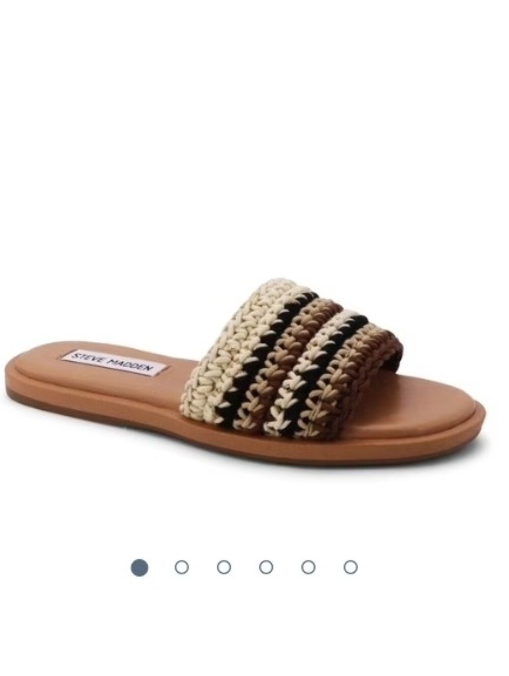 Steve Madden Ladies' Crochet Braided Slide Sandal